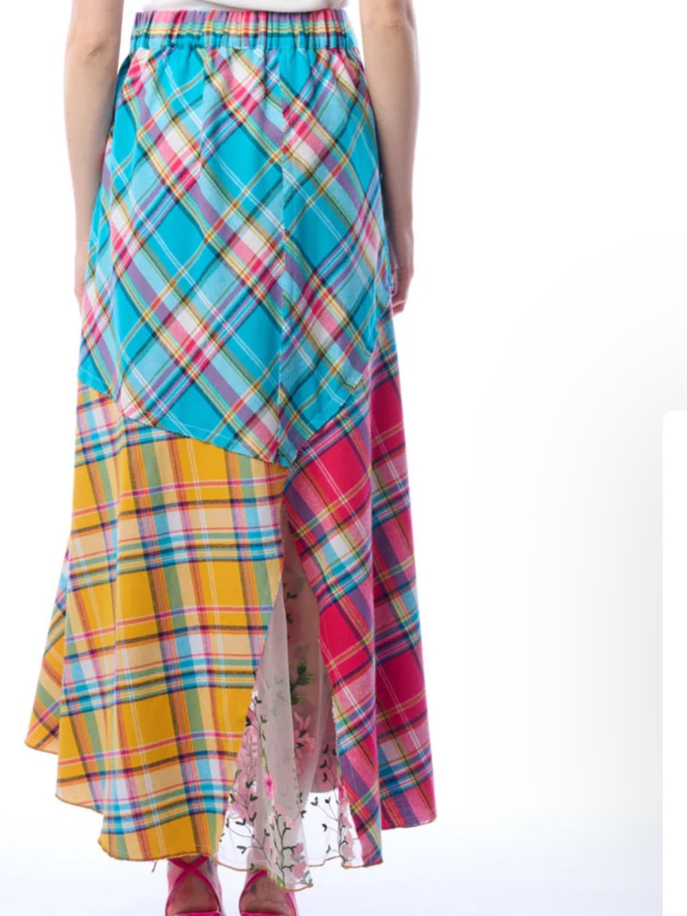 NWT Aratta Silent Journey- Dulce Plaid Skirt - Picture 7 of 15